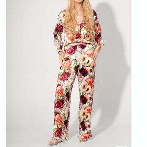 Astrid Big Floral Woven Pants - NWT - Boutique Item